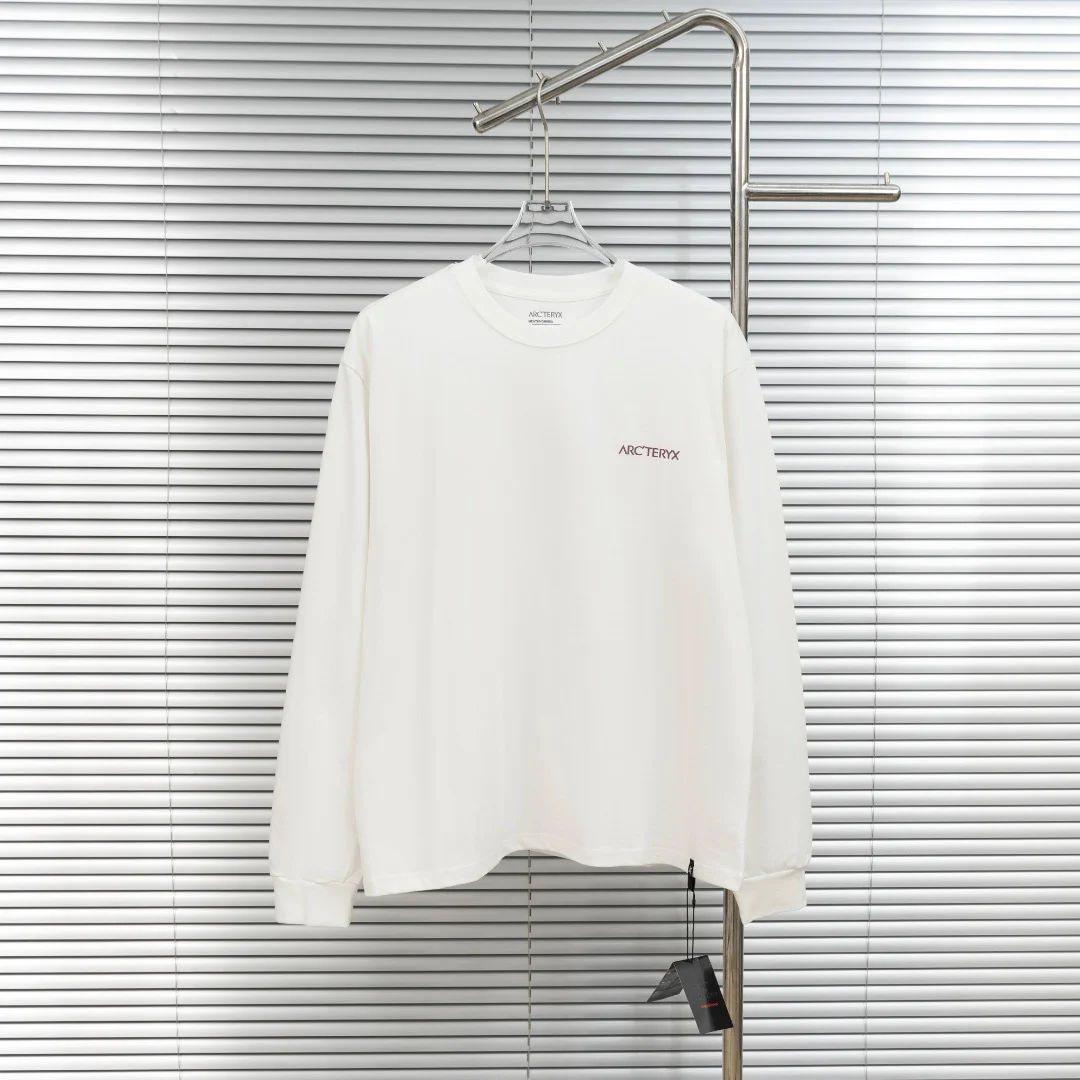 Arc'teryx White Oversized Flocked Crewneck Sweatshirt