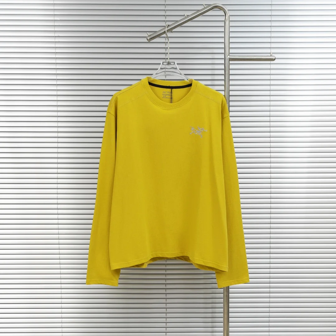 Arc'teryx Yellow Crew Neck Sweatshirt with Sub-line LOGO