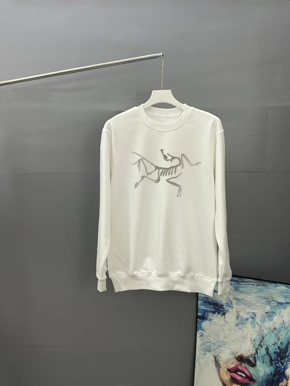 Arc'teryx 2026AW White Crew Neck Sweatshirt