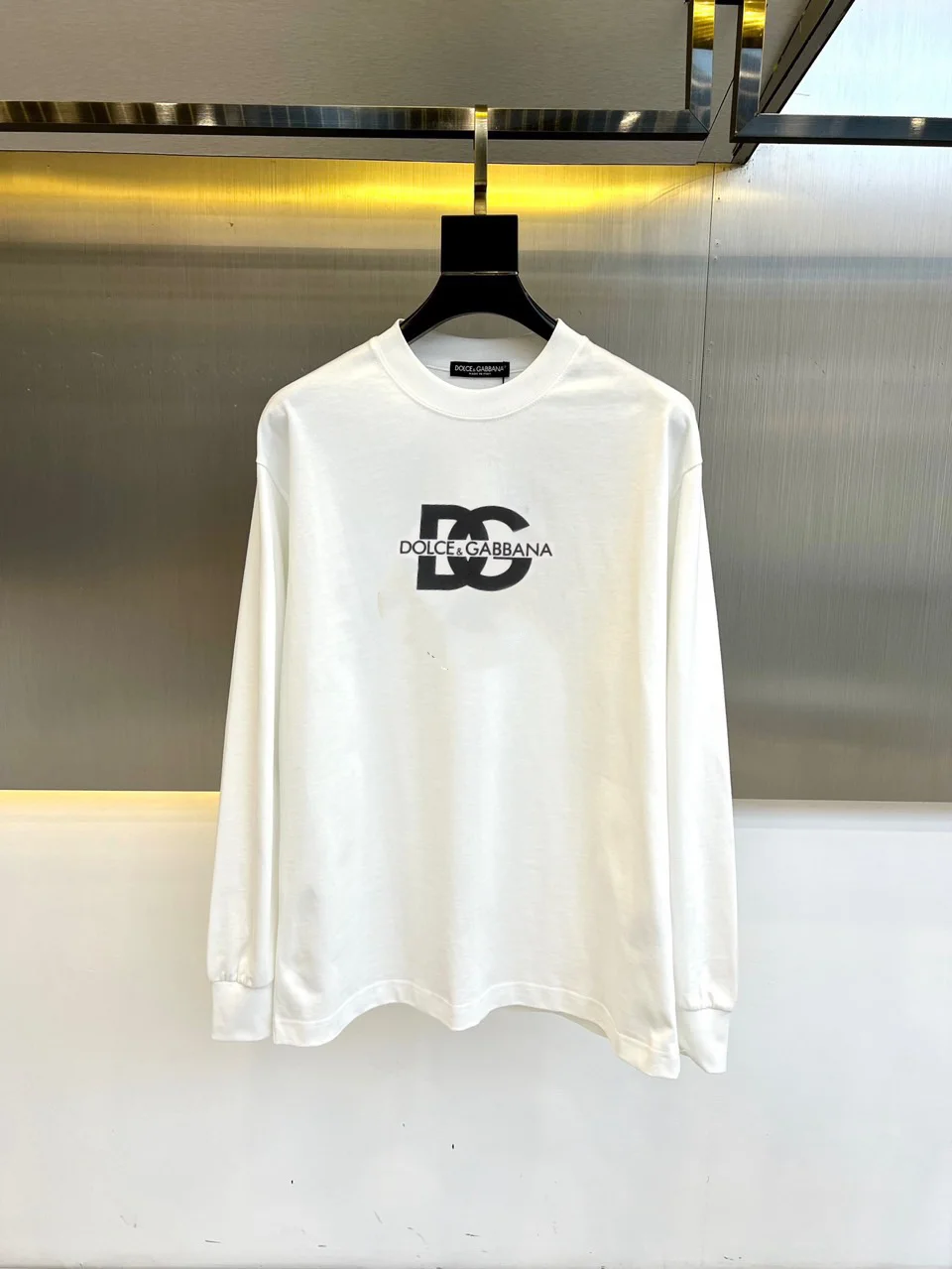 Dolce & Gabbana White Early Autumn Lightweight Sweatshirt