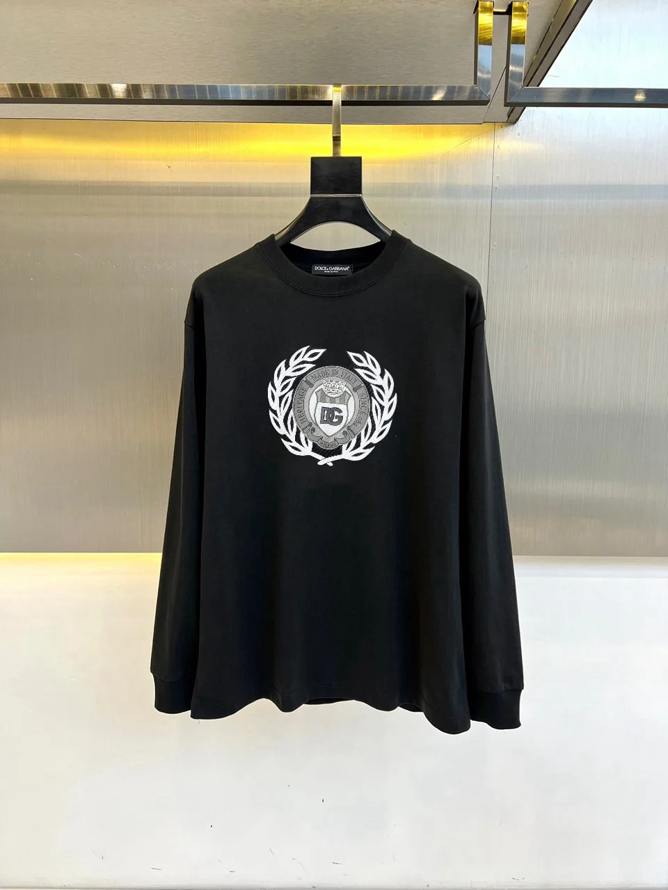 Dolce & Gabbana Black Early Autumn Lightweight Sweatshirt
