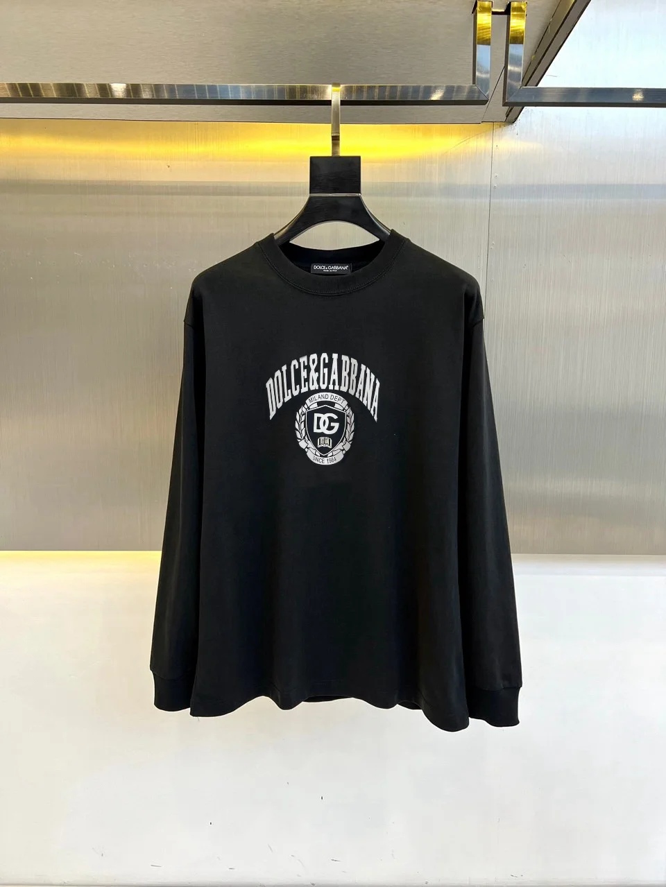 Dolce & Gabbana Black Early Autumn Lightweight Sweatshirt