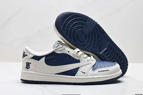 Nike Air Jordan1 Travis Scott DIY Custom Low Basketball Shoes