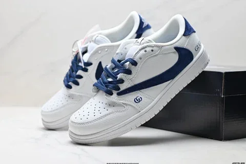 Nike Air Jordan 1 x Travis Scott Reverse Swoosh Low Basketball Shoes