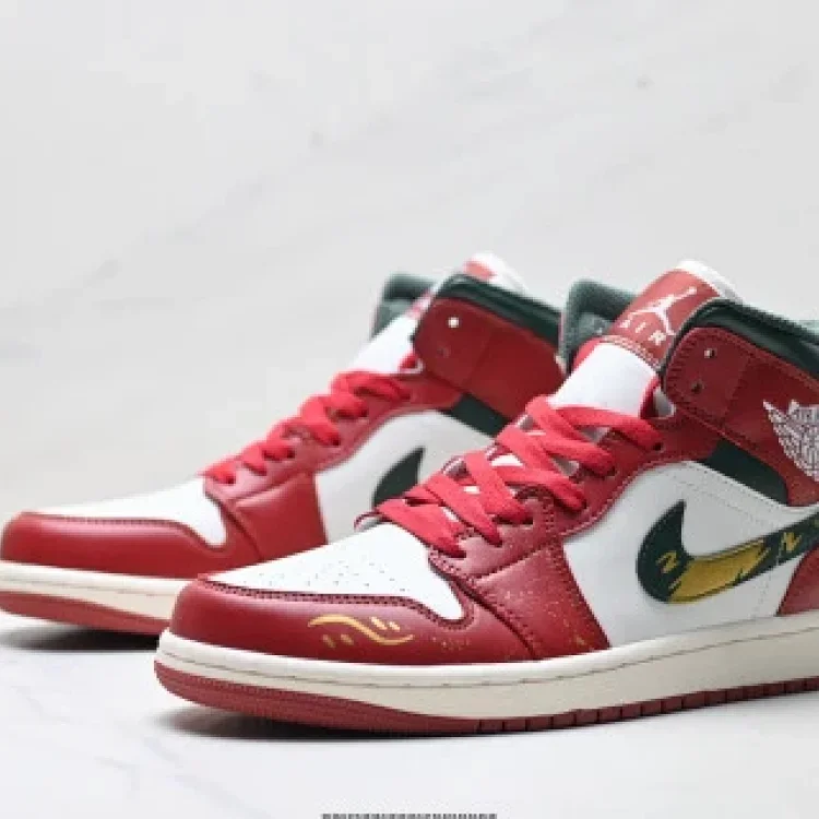 Nike Air Jordan1 Retro Mid OG Casual Bball Shoe