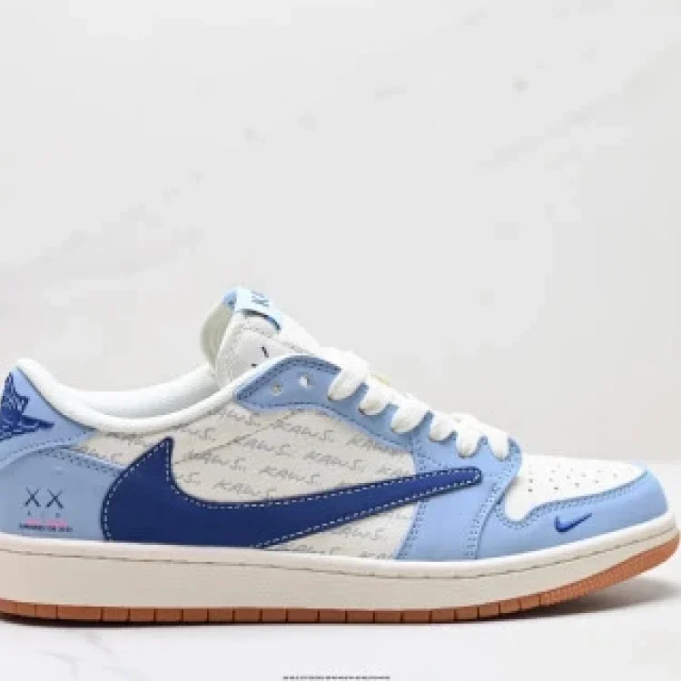 Nike Air Jordan 1 Travis Scott Low DIY Custom Basketball Shoes