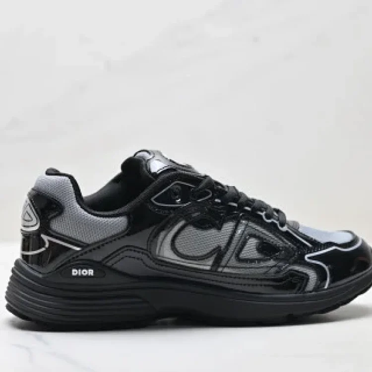 Dior B30 Mesh Platform Lace-up Low-top Dad Sneakers
