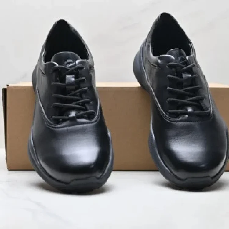 Ecco Soft 7 Lace Suede Business Shoes