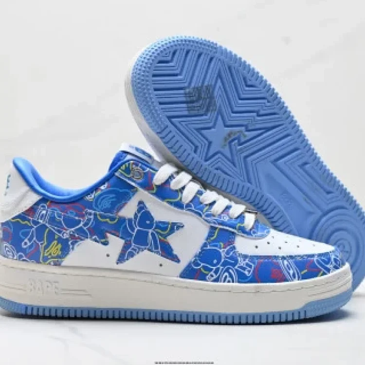 Nike AF1 x BAPE&BE@RBRICK Casual Sneakers