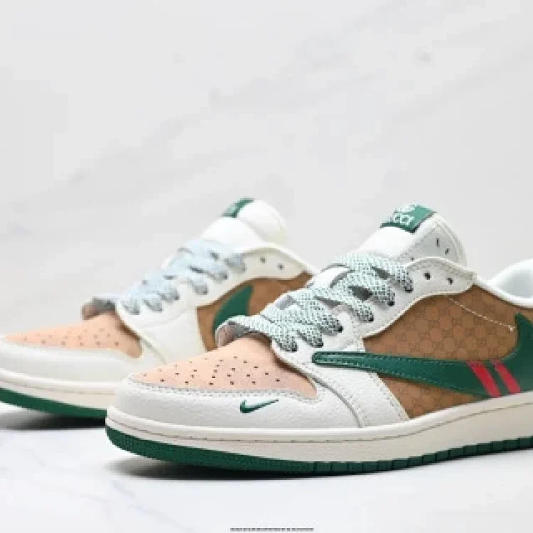  Nike AJ1 Travis Scott Low DIY Rev Hook Sneaker