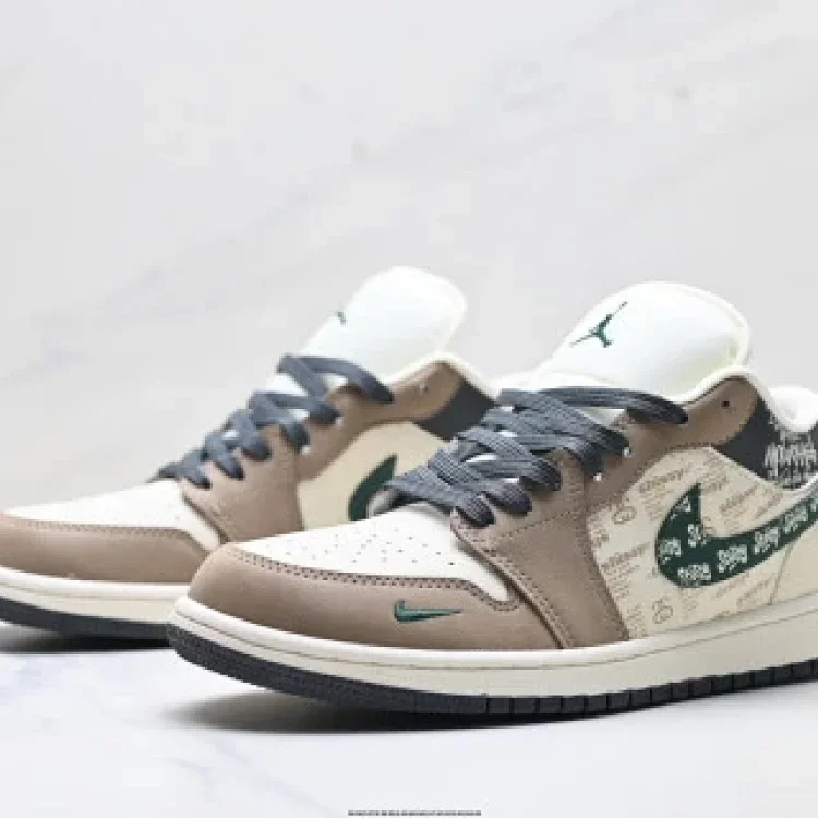 Nike Air Jordan1 Low Real Leather Shoes