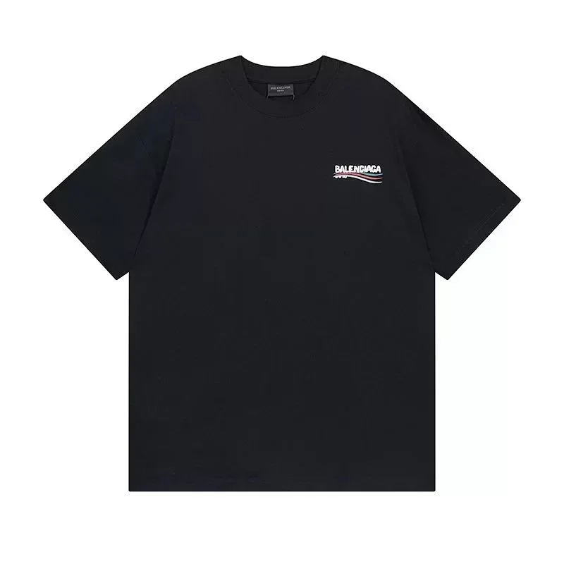Balenciaga Black Logo Striped T-Shirt