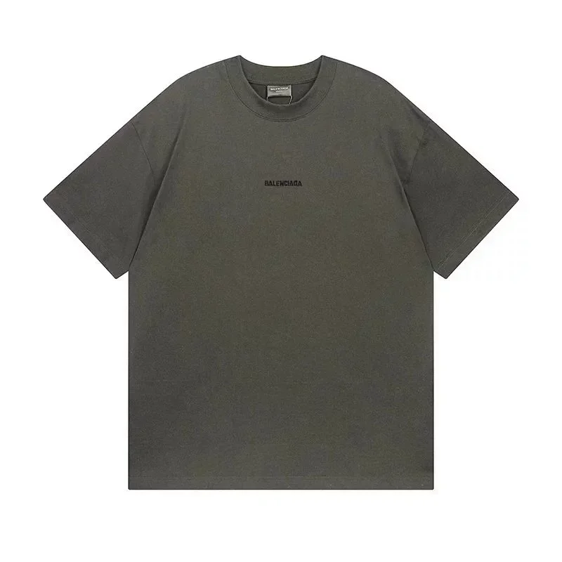 Balenciaga Oversized Logo T-Shirt Dark Gray