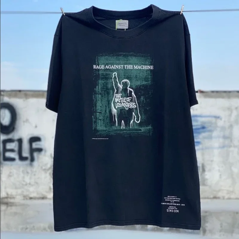 Union Black T-Shirt: Rage Against The Machine - Battle of Los Angeles