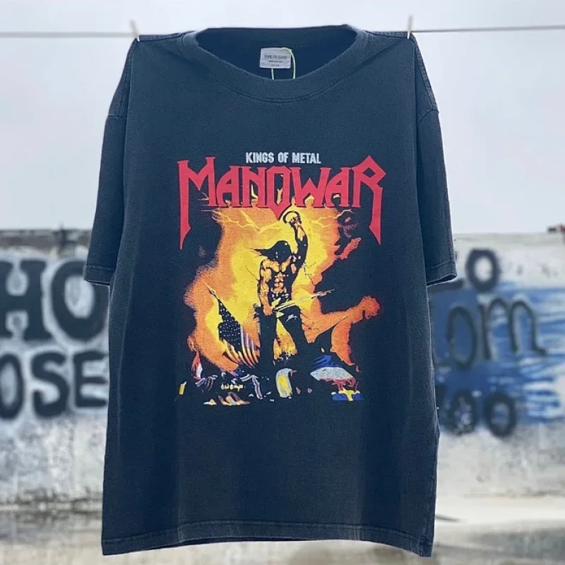 Manowar Black Kings of Metal T-Shirt