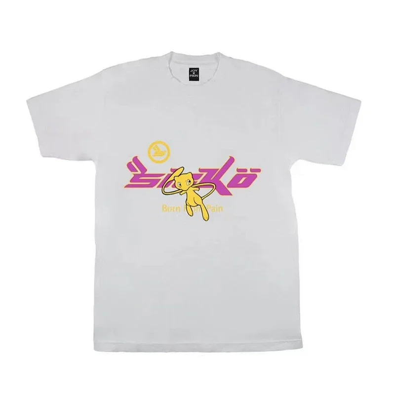 Joy Man Mew Cartoon Pink T-Shirt
