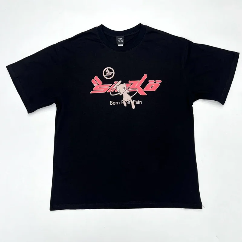 Shinko Black T-Shirt: Mew Graphic & Born From Pain