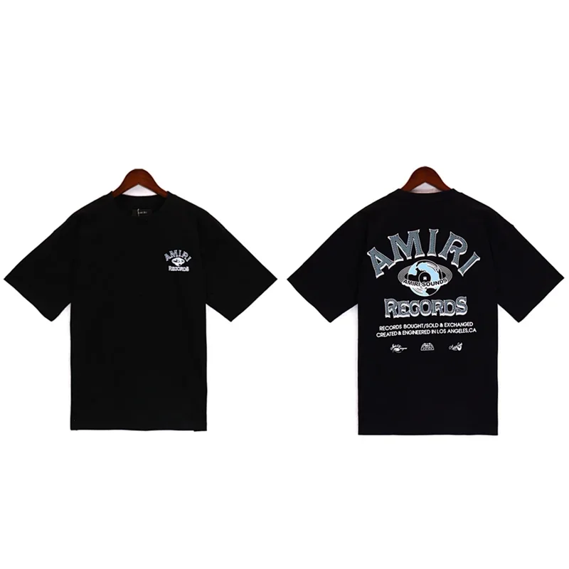 AMIRI Black T-Shirt With Front & Back Graphics