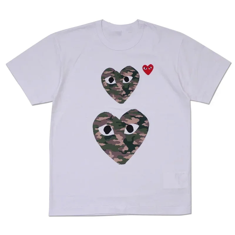 Comme des Garçons Play Double Camo Hearts T-Shirt