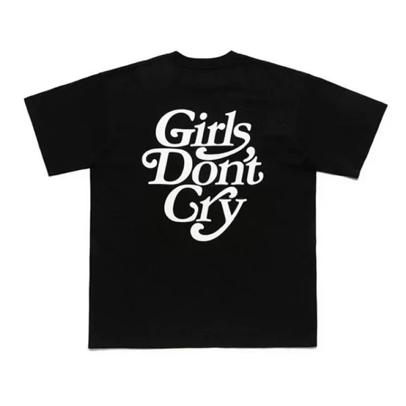 Girls Don't Cry Black T-Shirt with Back Graphic