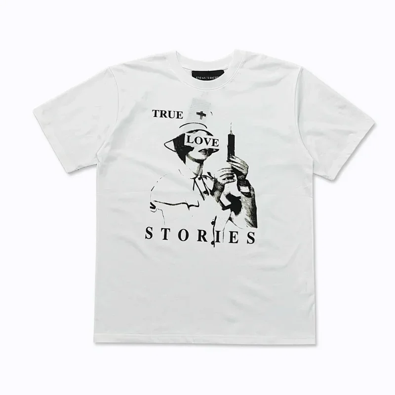 NAKED KING "TRUE LOVE STORIES" Nurse T-Shirt