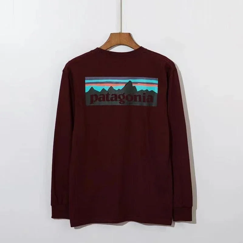 Patagonia Burgundy Mountain Graphic Tee