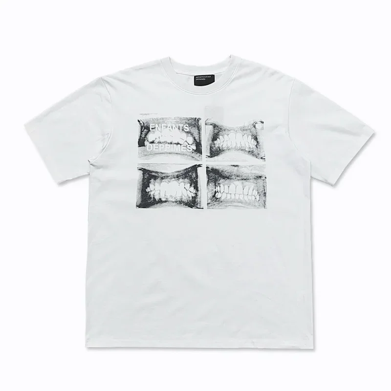 ENFANTS DEPRIMES Four Teeth Print T-Shirt