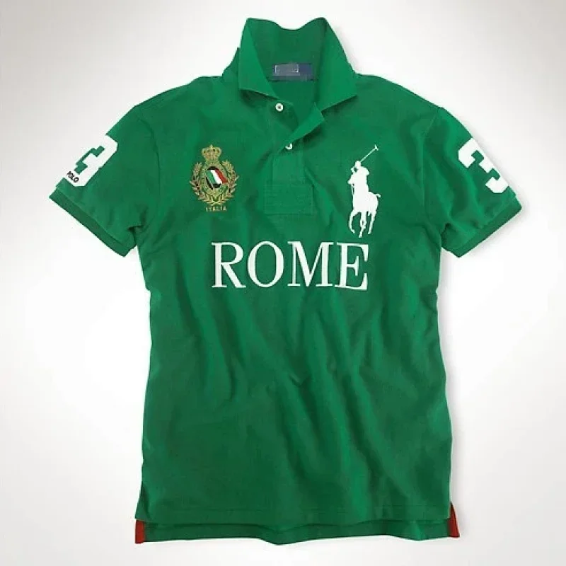 Polo Green Rome Emblem T-Shirt