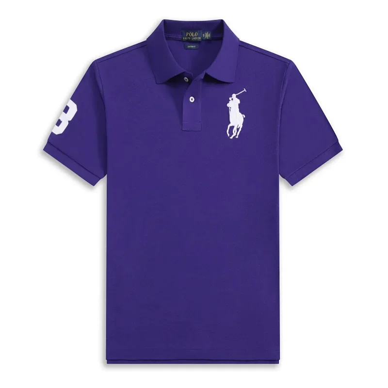 POLO Purple T-Shirt with White Logo