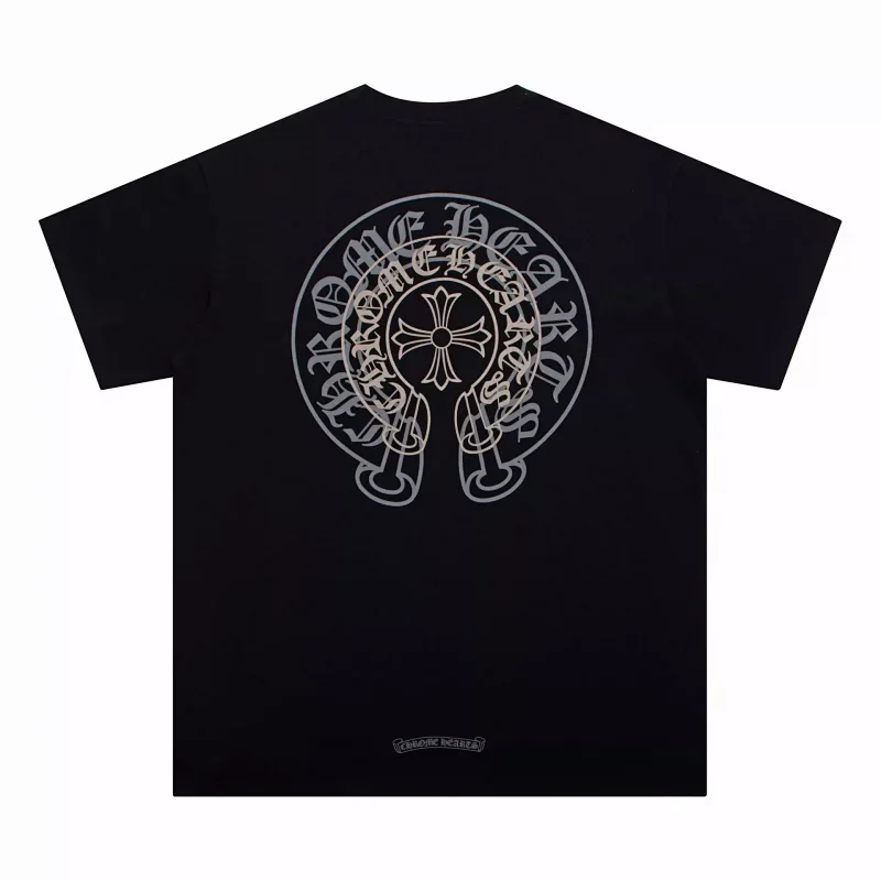 Chrome Hearts Horseshoe Cross Gothic Tee