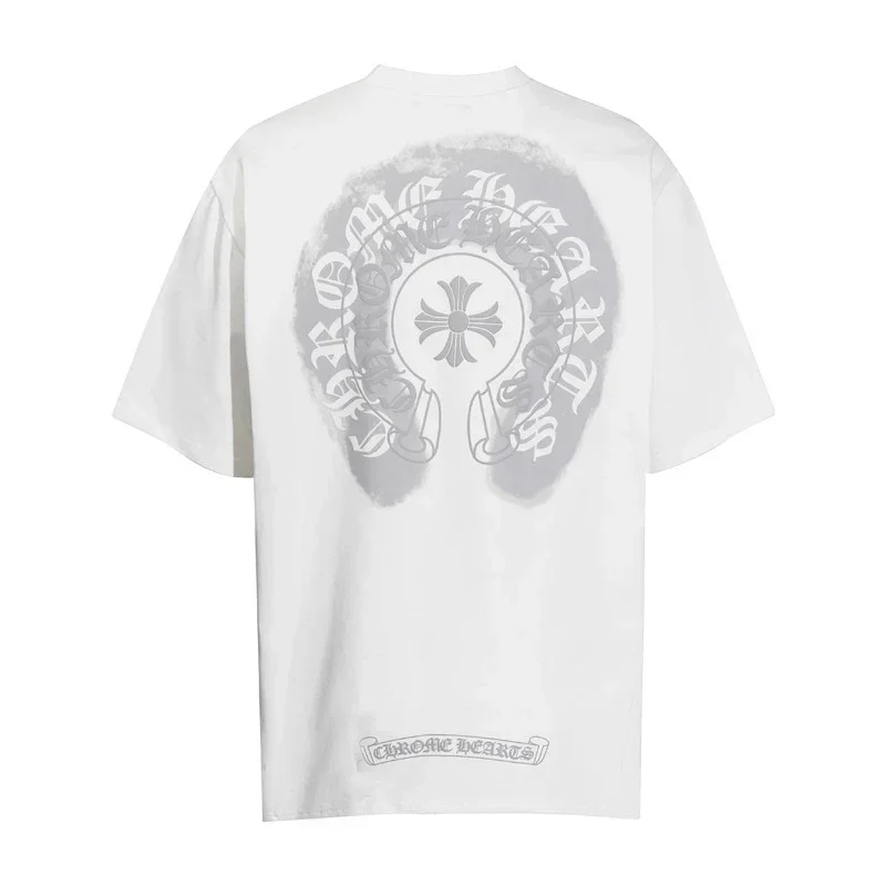 Chrome Hearts Horseshoe Cross Print Tee