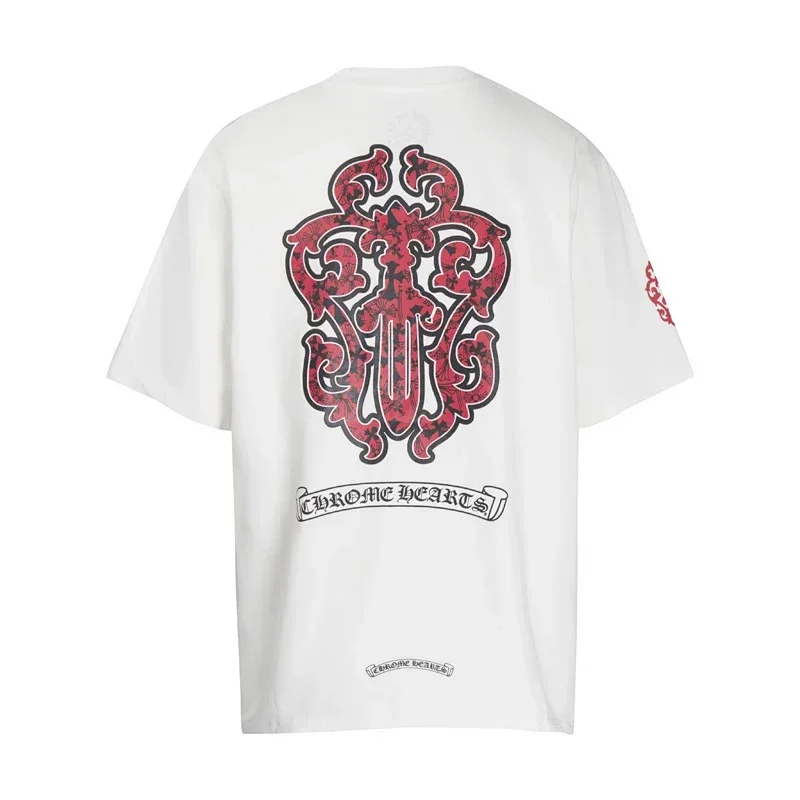Chrome Hearts Red Back Print Tee