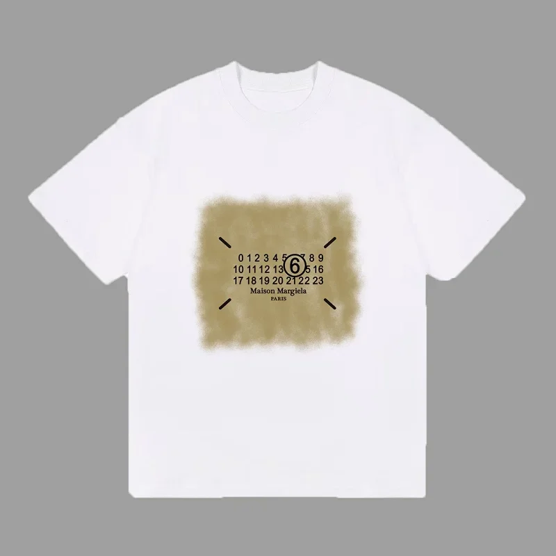 Maison Margiela Beige Number Graphic T-Shirt