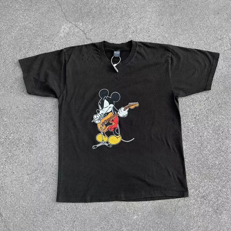 Disney Mickey Mouse Guitar Graphic T-Shirt