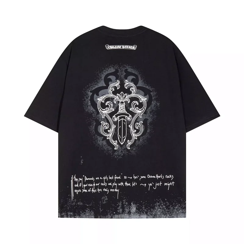 Chrome Hearts Distressed Sword T-Shirt