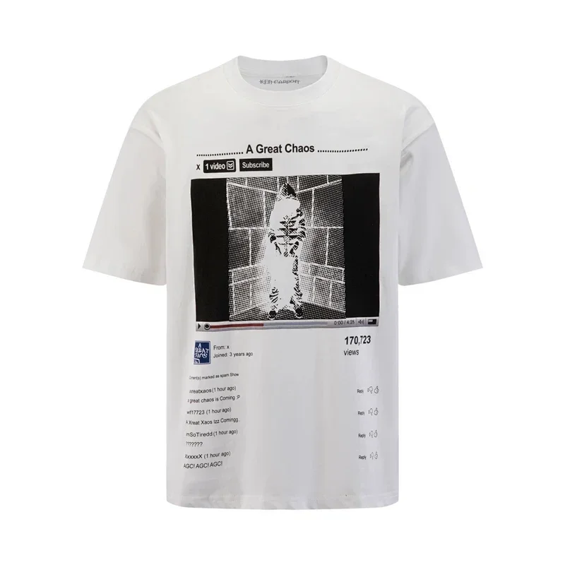 KEITH CHARMPORT Great Chaos Graphic T-Shirt