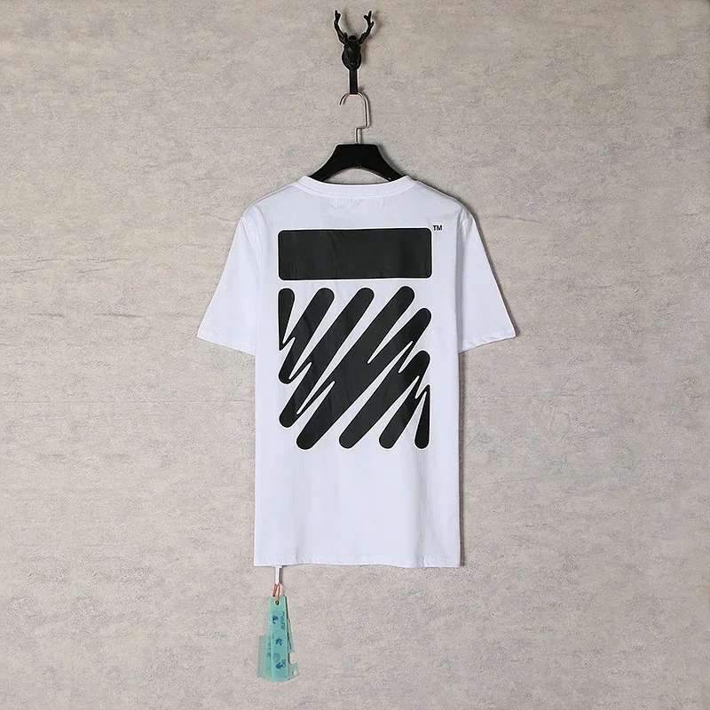 Off-White T-Shirt Black Back Graphic Print