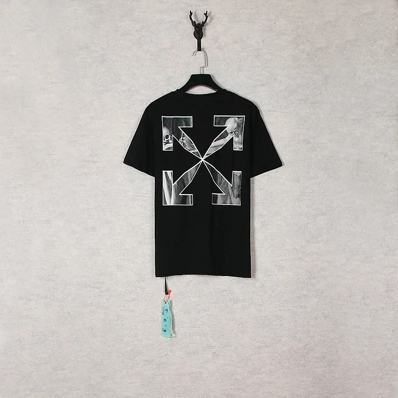 Off-White Arrow & Figure Print T-Shirt