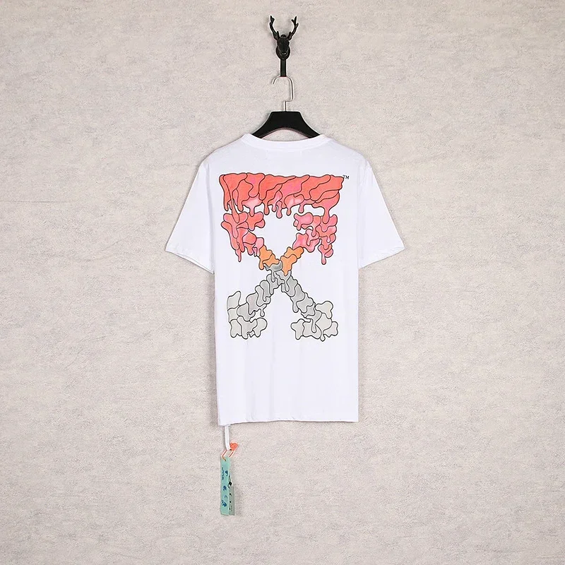 Off-White Melted Back Pattern T-Shirt