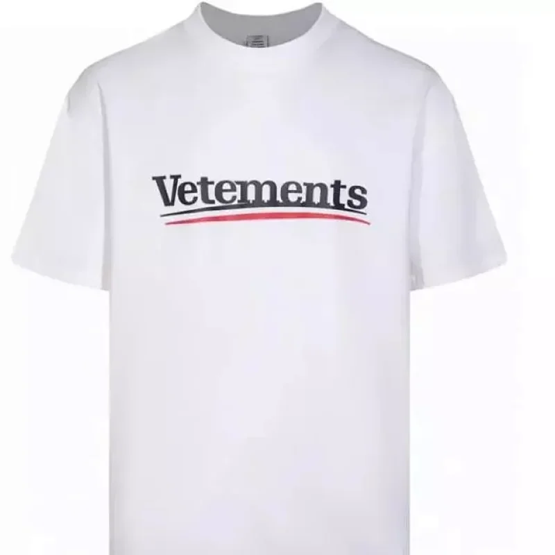 Vetements Logo Print White T-Shirt