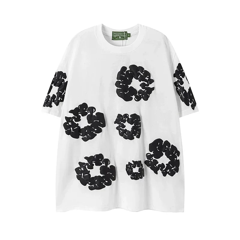 HOUSE PLANT White T-Shirt Black Circles
