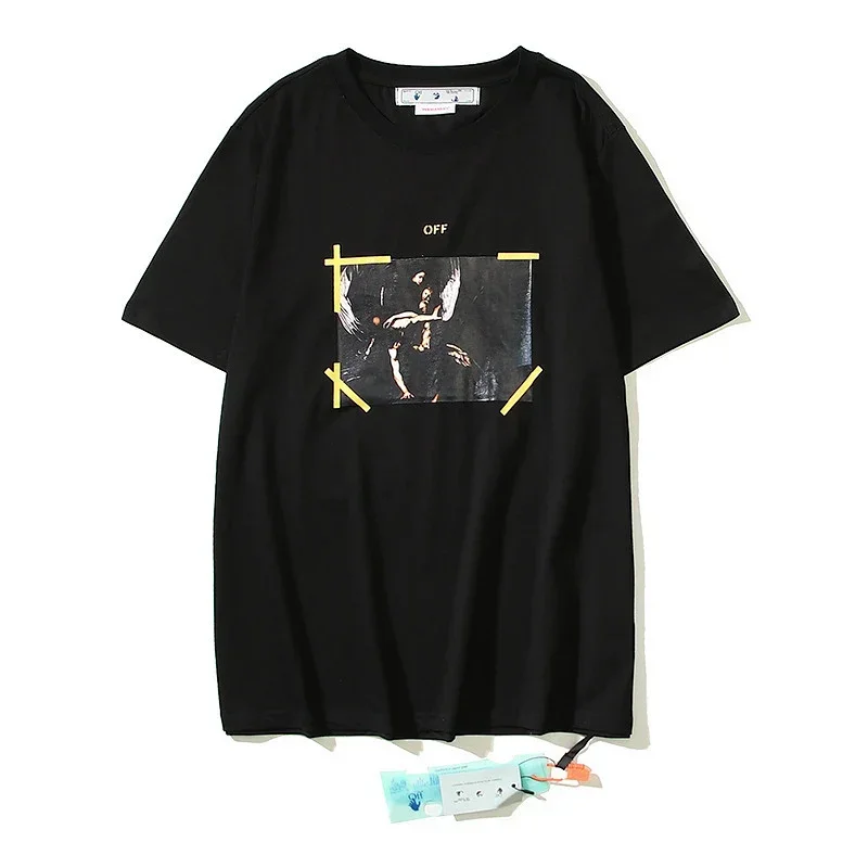 OFF-WHITE Religious Painting Print T-Shirt