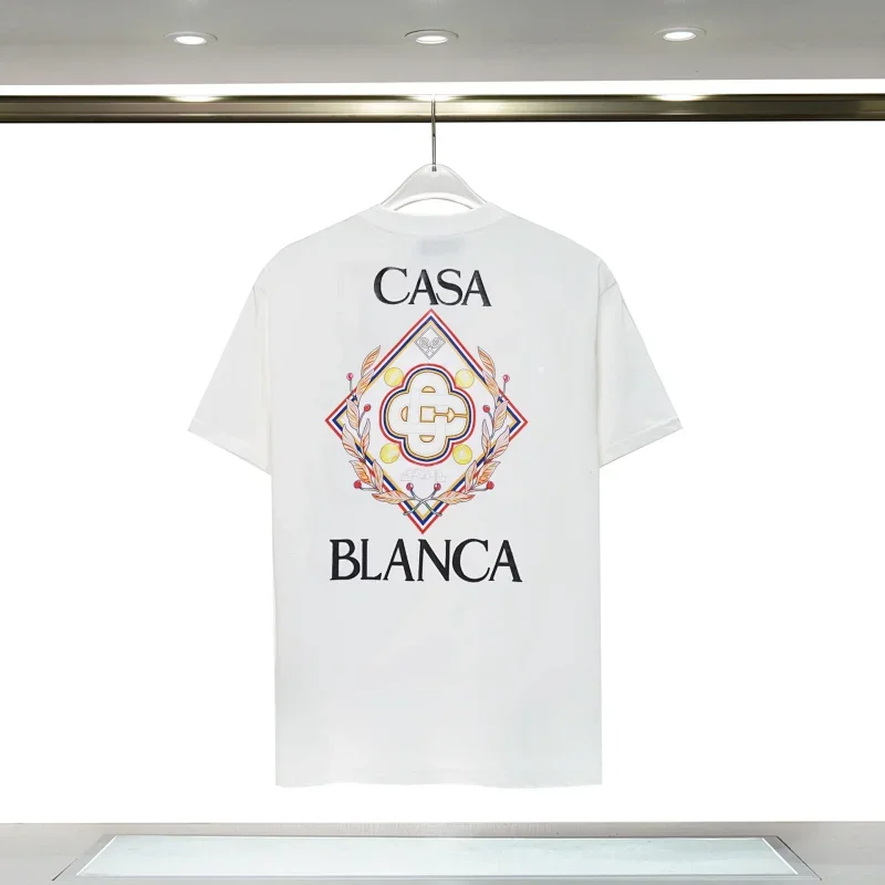CASA BLANCA T-Shirt with Back Text & Pattern