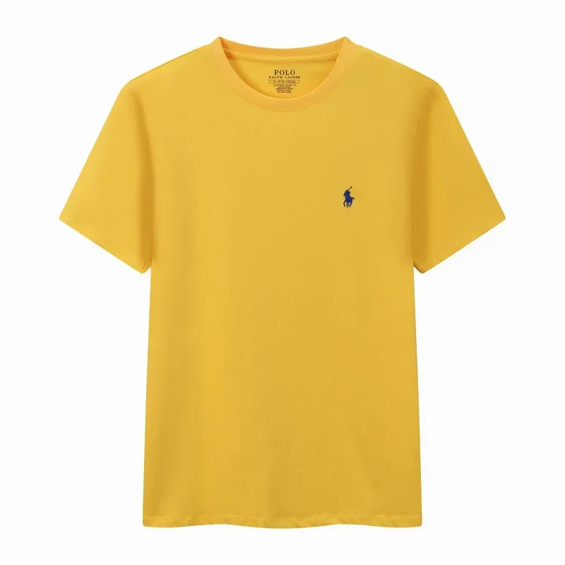 POLO Yellow T-Shirt with Blue Logo