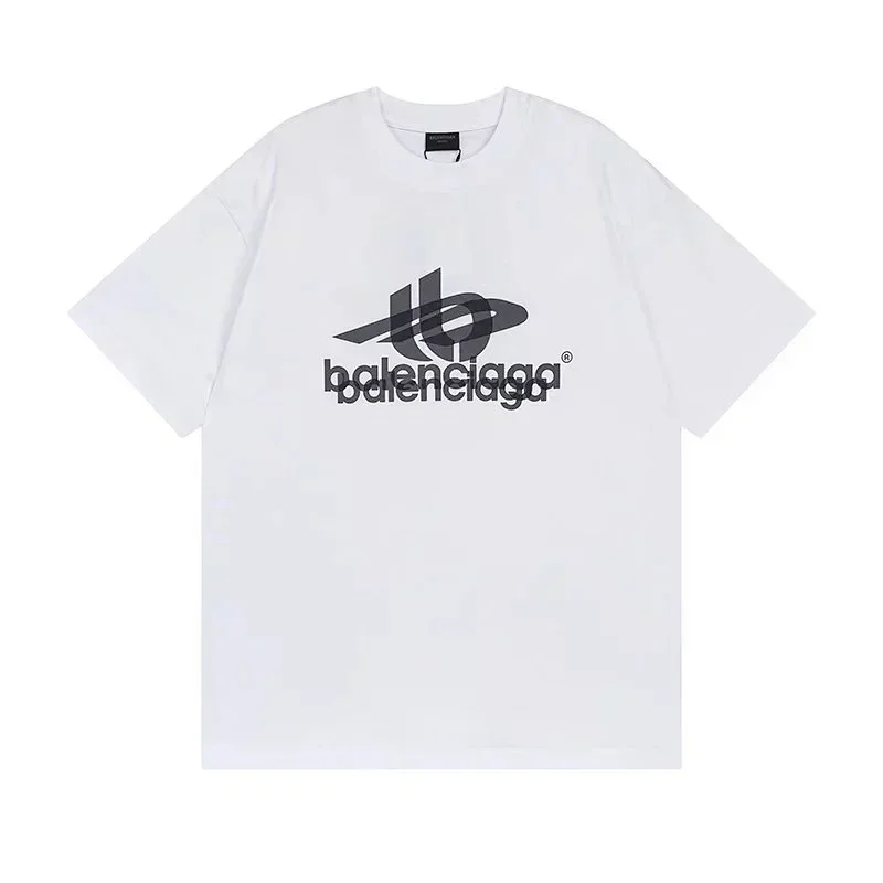 Balenciaga Double Logo White T-Shirt