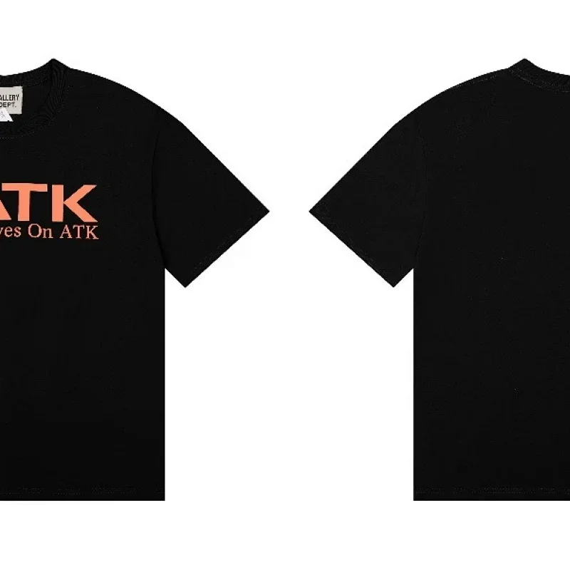 ALLITY DEPT Black ATK Orange T-Shirt