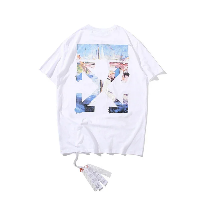 OFF-WHITE Art Painting Arrow Graphic T-Shirt