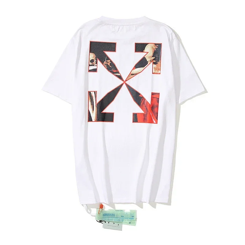 OFF-WHITE Arrow & Art Print T-Shirt