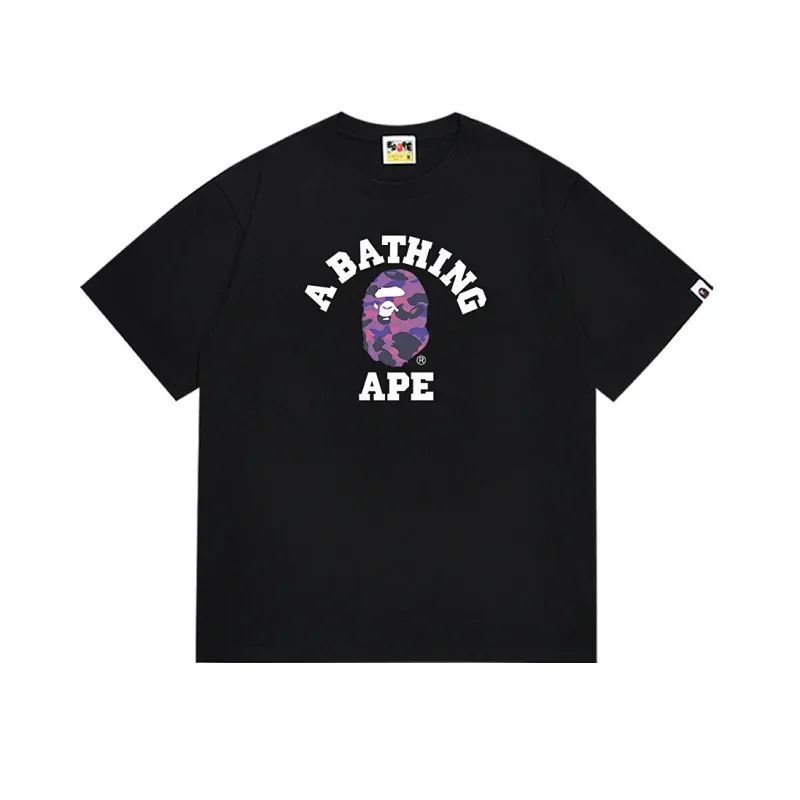 A BATHING APE Camo Ape Head Logo Tee
