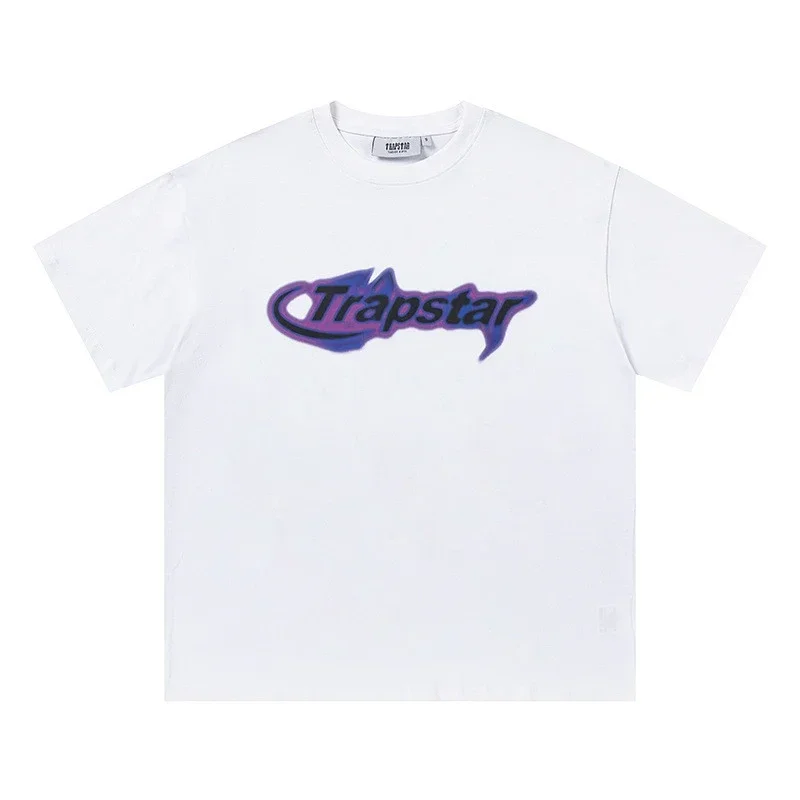 Trapstar Purple Flame Logo T-Shirt